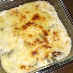 豆乳で作るクリームグラタン